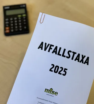 mises avfallstaxa för 